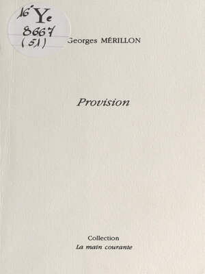 cover image of Provision